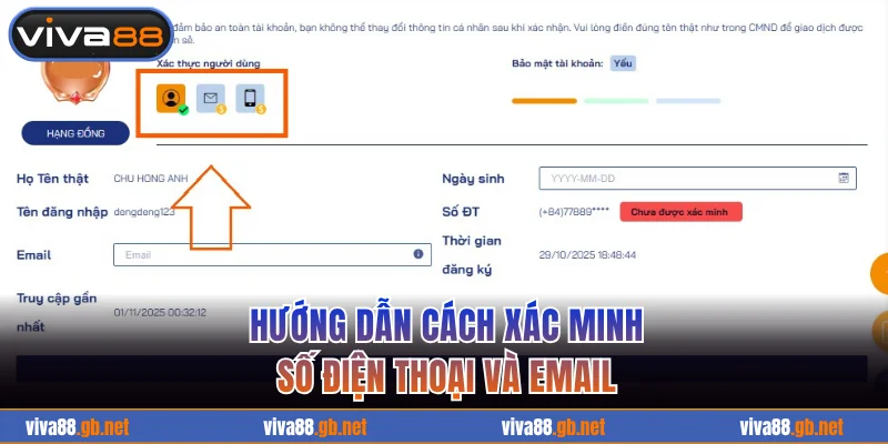 Cách xác minh tài khoản cực đơn giản